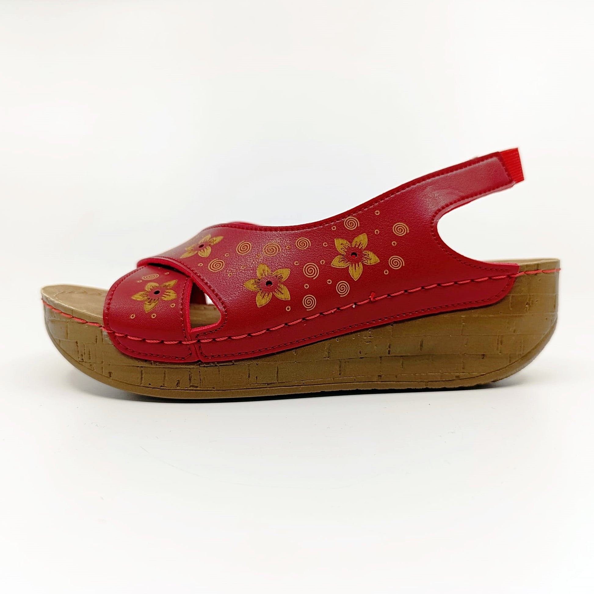 zenske elegantne crvene sandale prozracni ulozak