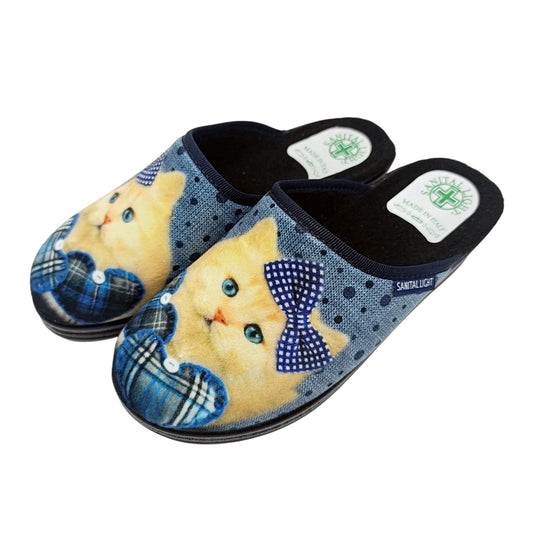 zenske papuce plava macka sanital light 36-42