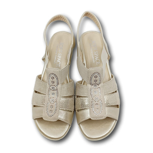 zenske sandale sjajni detalji anatomski oblik bez