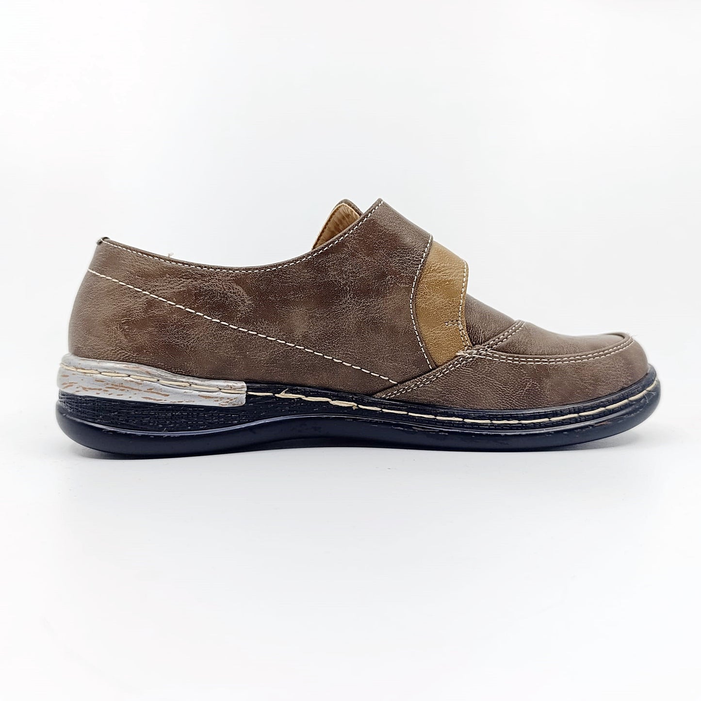 zenske svakodnevne cipele smede bez detalji prava koza