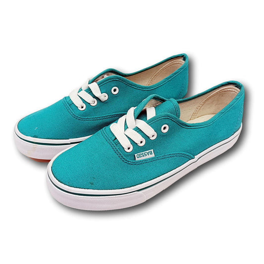 zenske tirkizne platnene tenisice casual stil