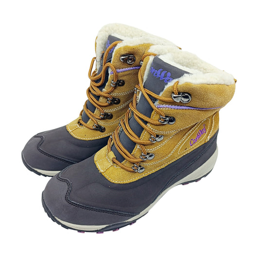 zenskenvodootporne kozne gleznjace mustard boja