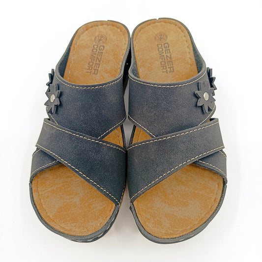 ženske anatomske natikače crne haro