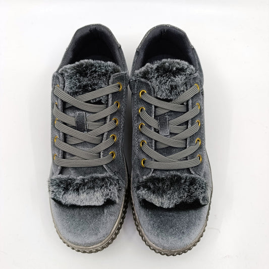 zimske tenisice umjetno krzno debela platforma