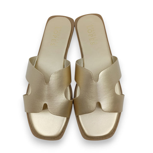 zlatne natike velicine 37-41 kvalitetne zenske sandale