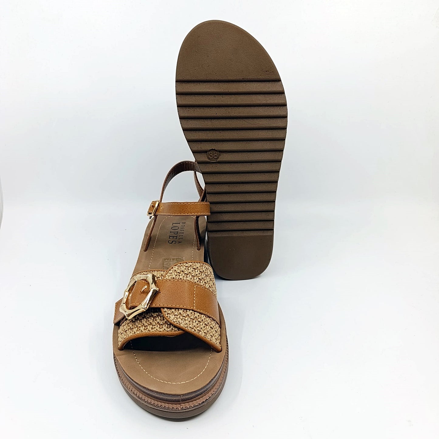 Ženske sandale Rossella Lopes Lusi camel