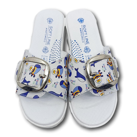 anatomske natikace ljetne kozne bijele