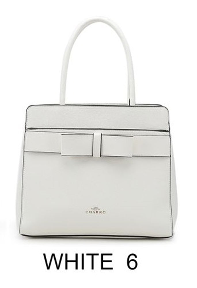 dizajnerska charro struktuirana bijela formalna zenska torba CH6678-69 white