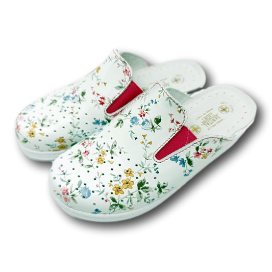 kožne klompe sanital light prirodna koža anatomske