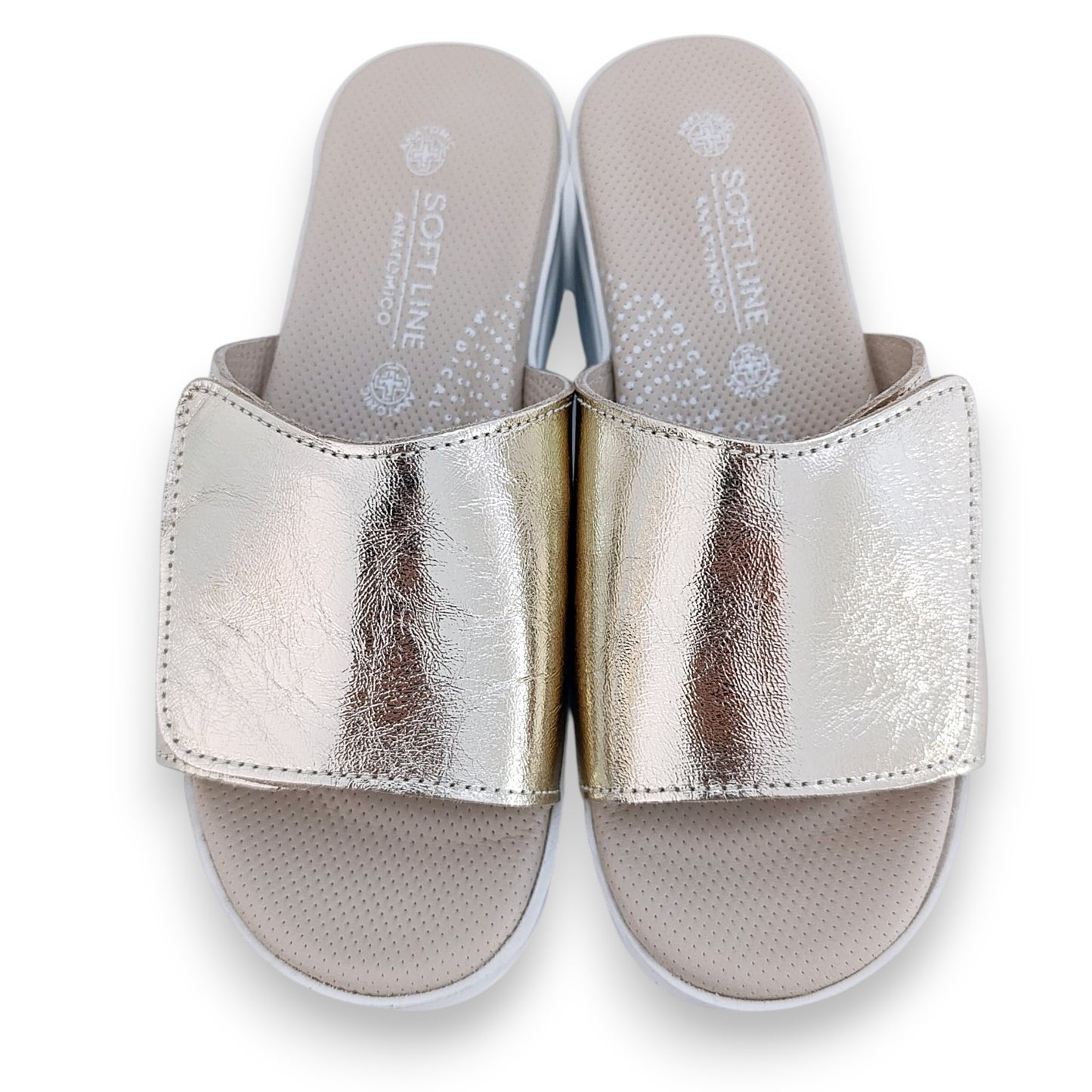 Anatomske natikače Soft Line 200 zlatne