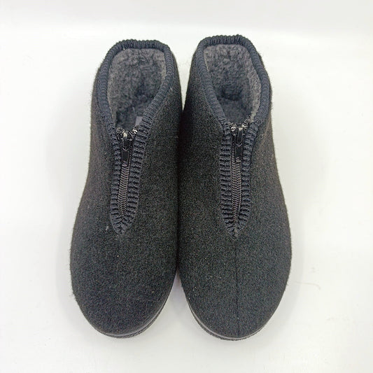 kucne papuce zenske visoke tople  crna boja