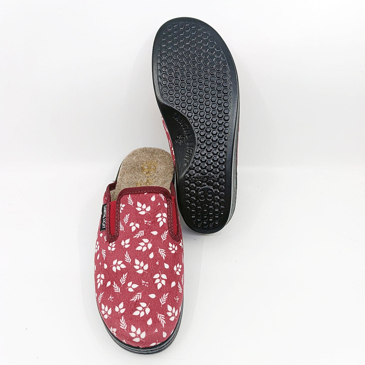mekane zenske papuce santal light bordo