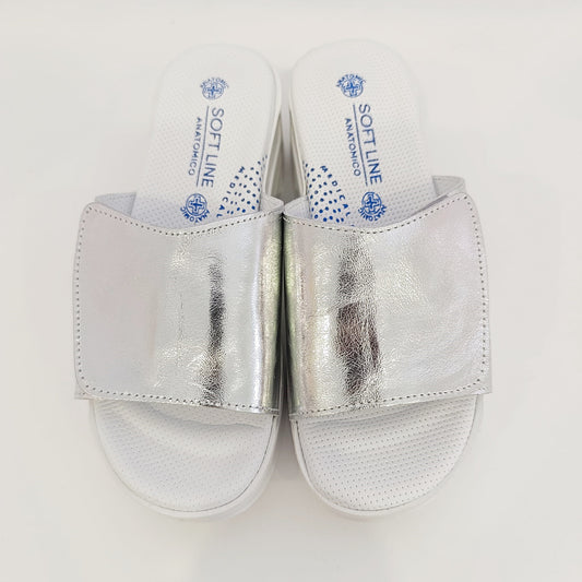metalizirane zenske papuce ergonomski djona