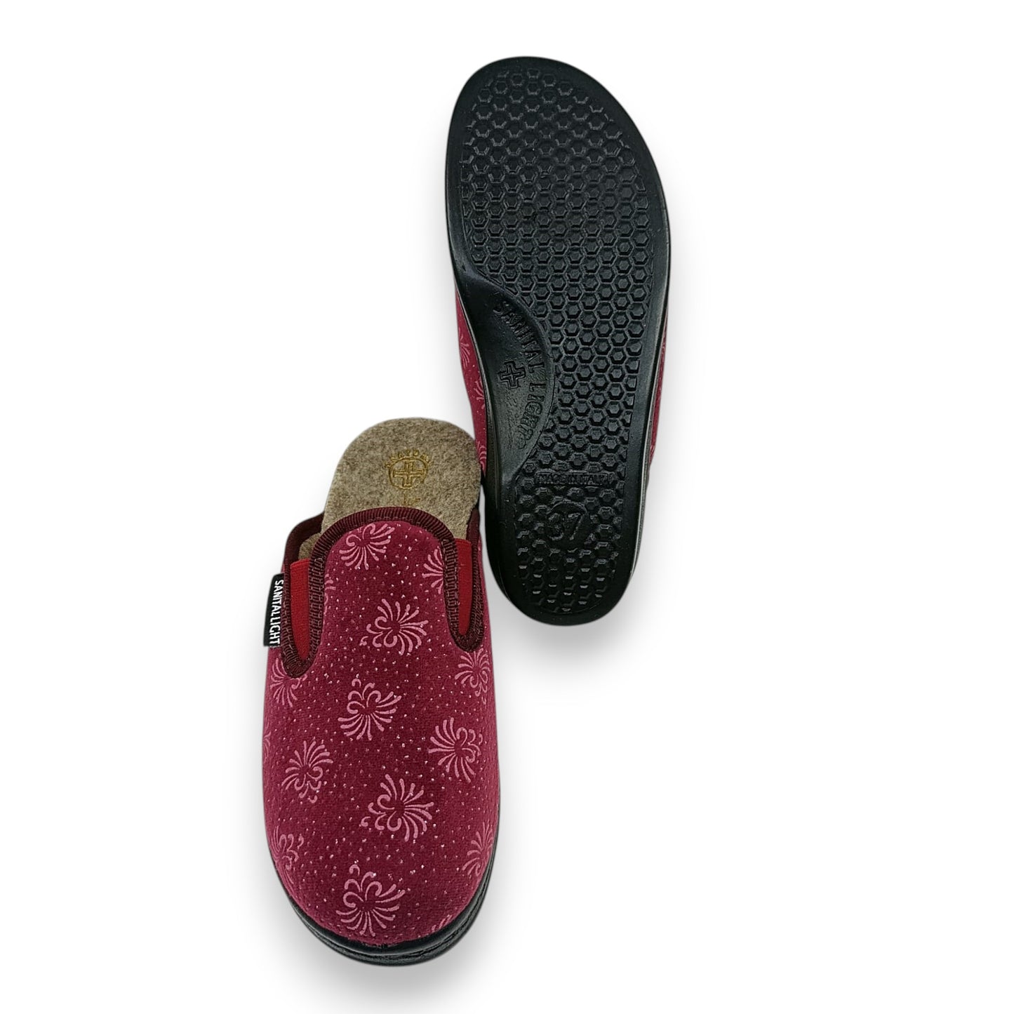Kućne papuče Sanital Light 134 bordo 30 sviza