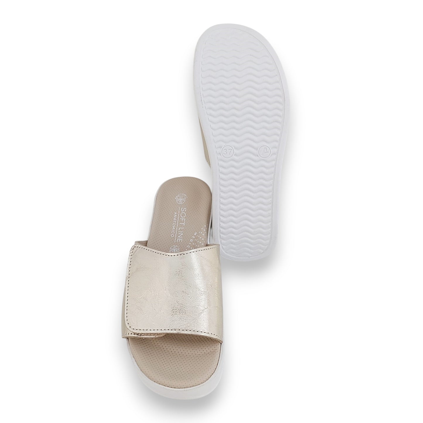 Anatomske natikače Soft Line 200 zlatne