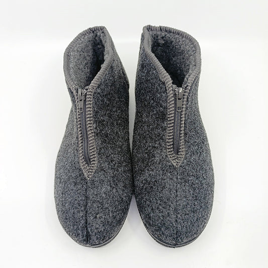 tople papuce za zene sive zatvarac zimske