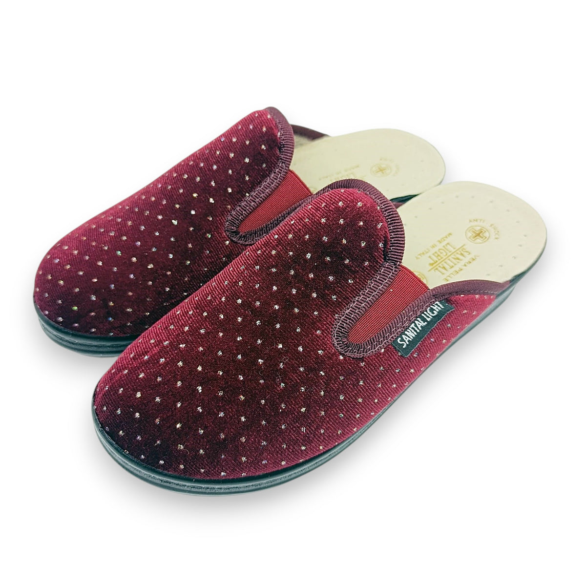 Kućne papuče Sanital Light bordo 30 palmi