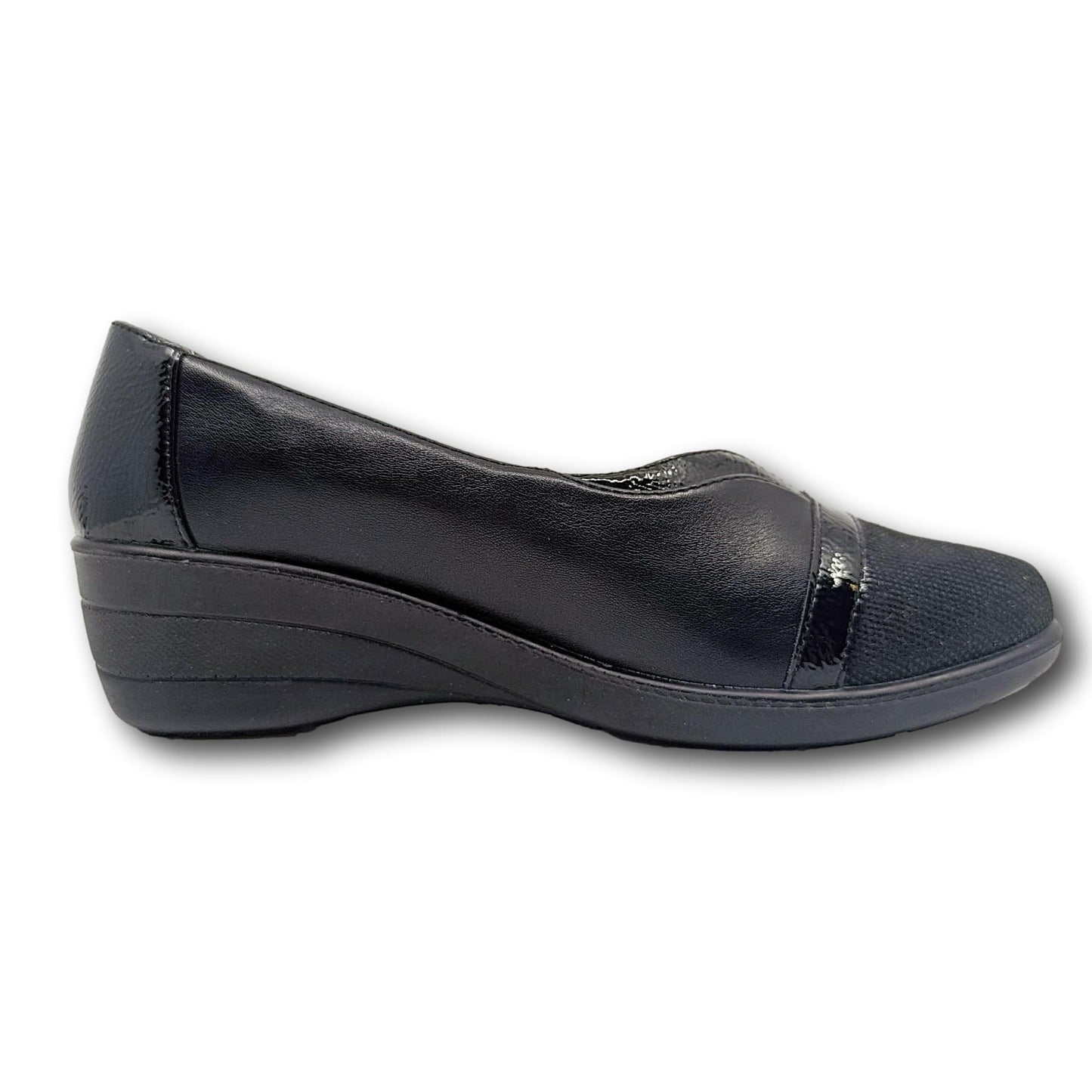 udobne zenske cipele wedge crne