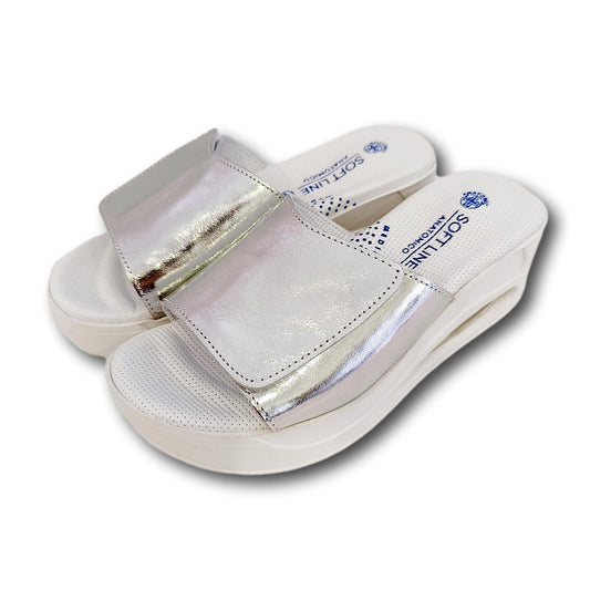 zenske anatomske natikace srebrne sa zracnim jastukom