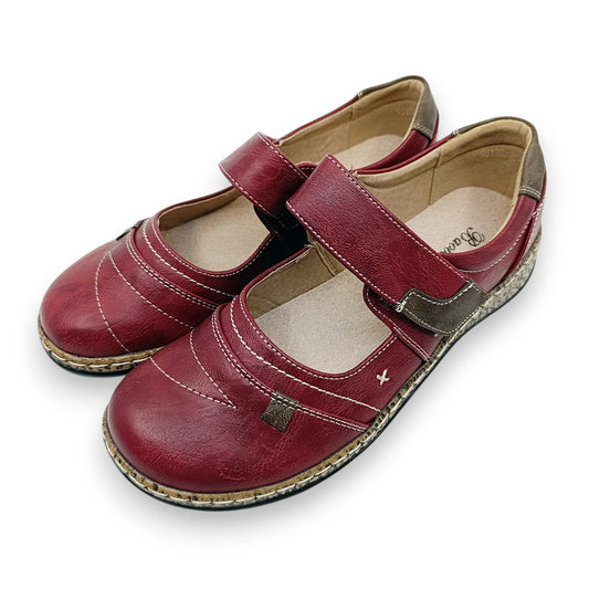 zenske cipele hodalice crvene kozna tabanica