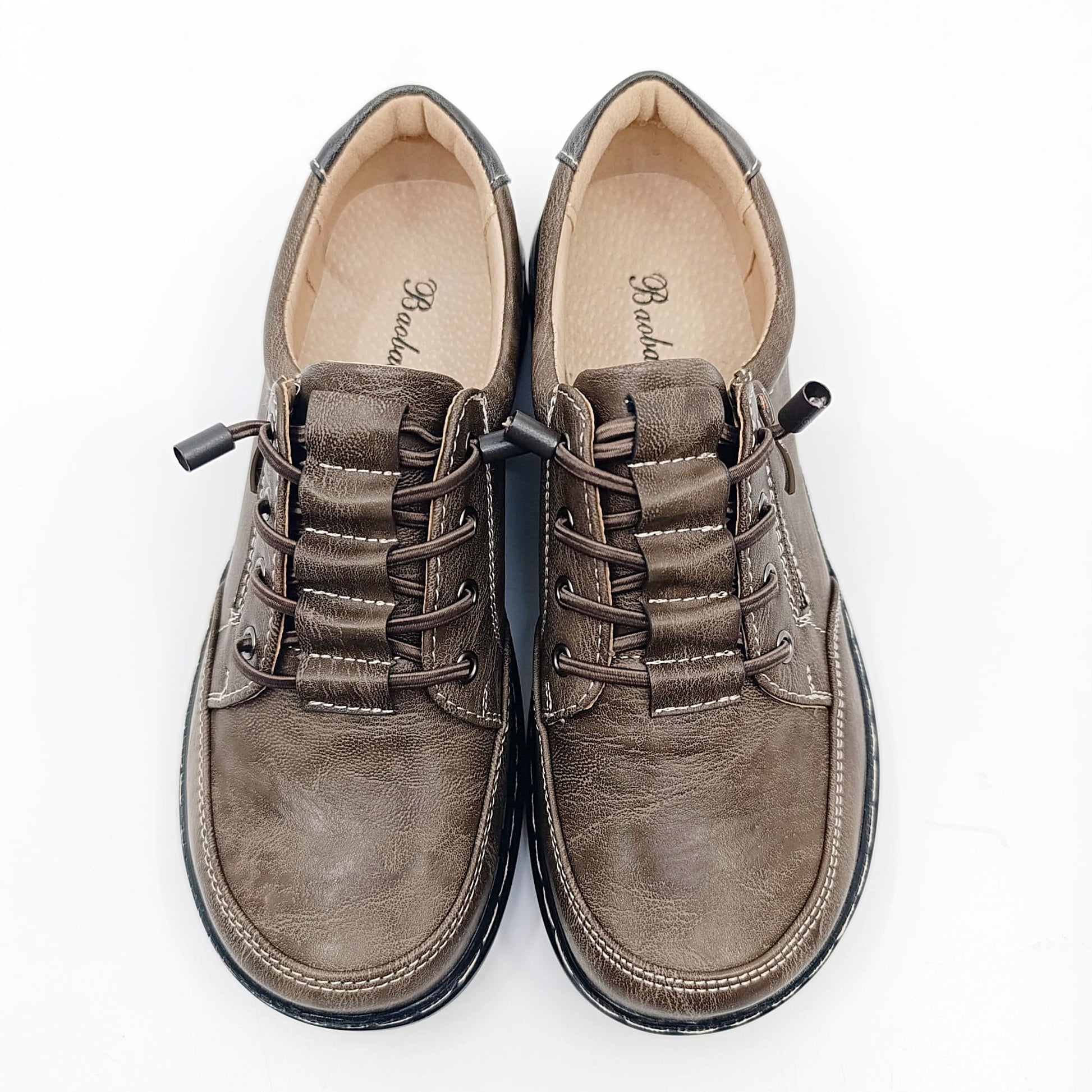 zenske cipele sive prava koza unutrasnjost vezanje udobne