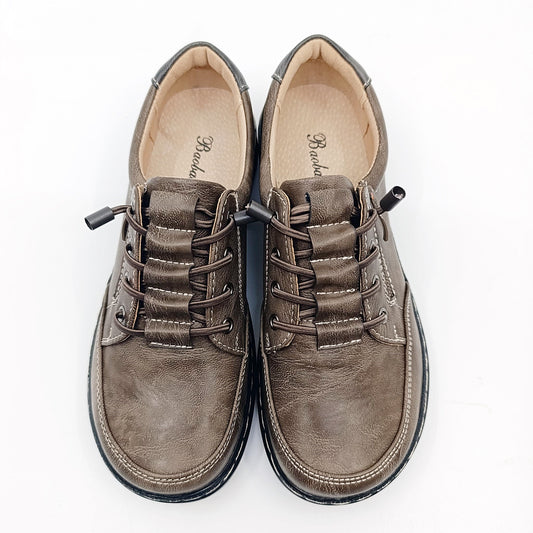 zenske cipele sive prava koza unutrasnjost vezanje udobne