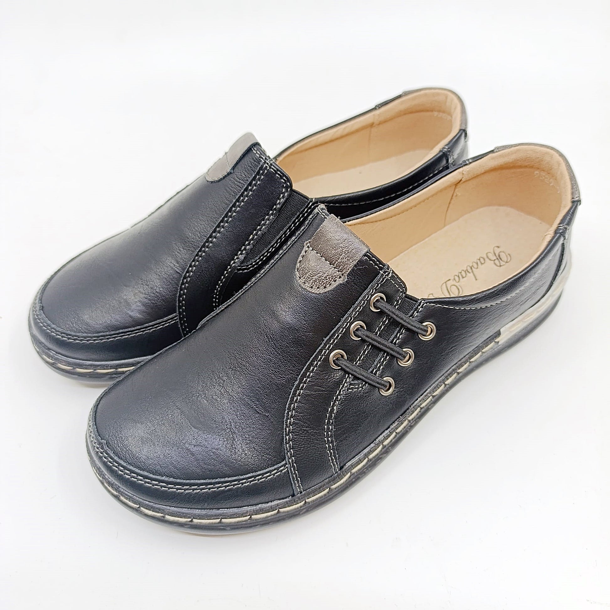 zenske crne cipele hodalice kozna tabanica c19529 9 black